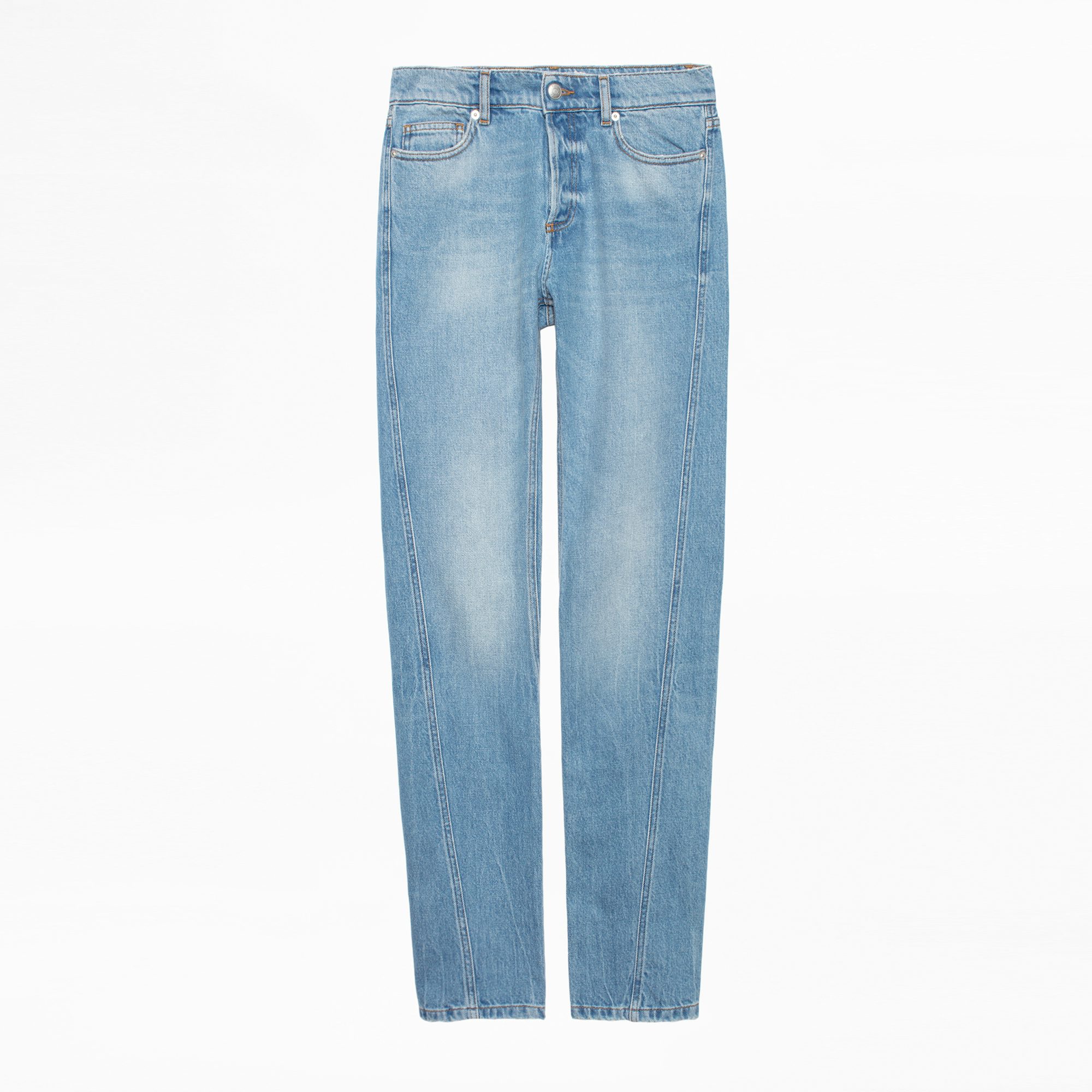 Erini Jeans - Women's worn effect jeans